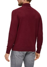 s.Oliver À COL ROULÉ - Strickpullover - bordeaux