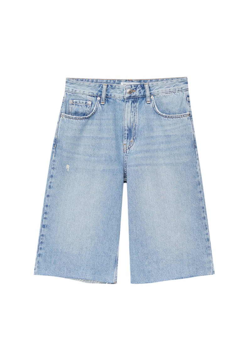 PULL&BEAR Jeansshort blauw denim/bluedenim