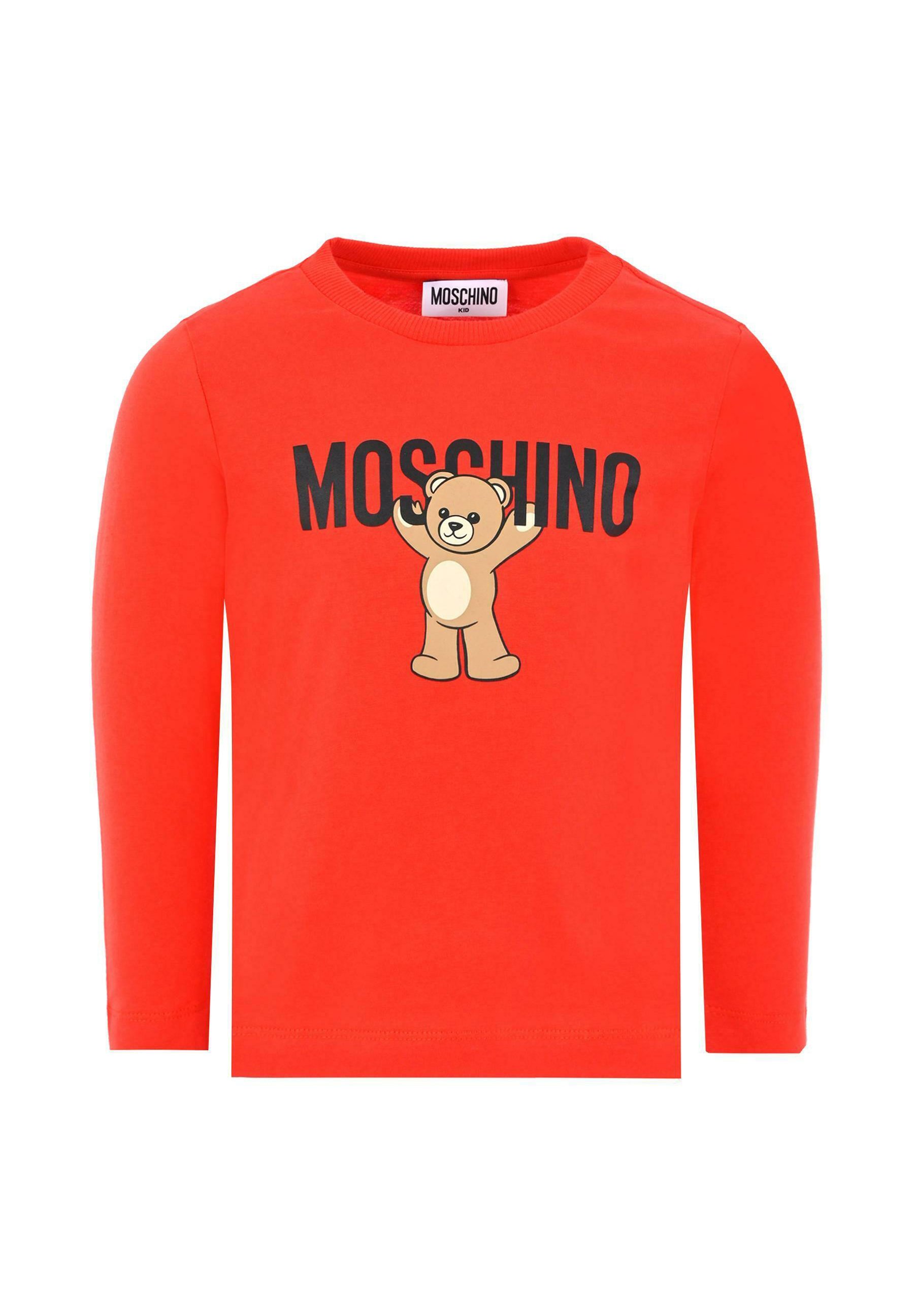 MOSCHINO Maglietta a manica lunga red/rosso