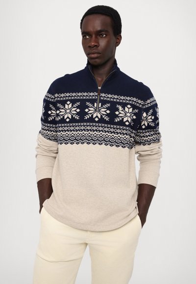 Polo Ralph Lauren LONG SLEEVE HALF ZIP - Pulover - multi coloured