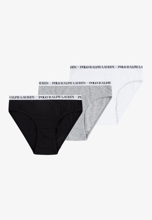 Polo Ralph Lauren SOLID 3 PACK  - Alushousut - white/black
