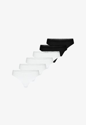 Nina von C., NINA VON C. PACK OF 6 - Thong - weiß schwarz