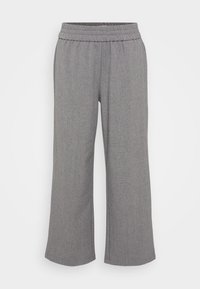 ONLELISE WIDE PULL UP  - Hlače - rock ridge/white melange