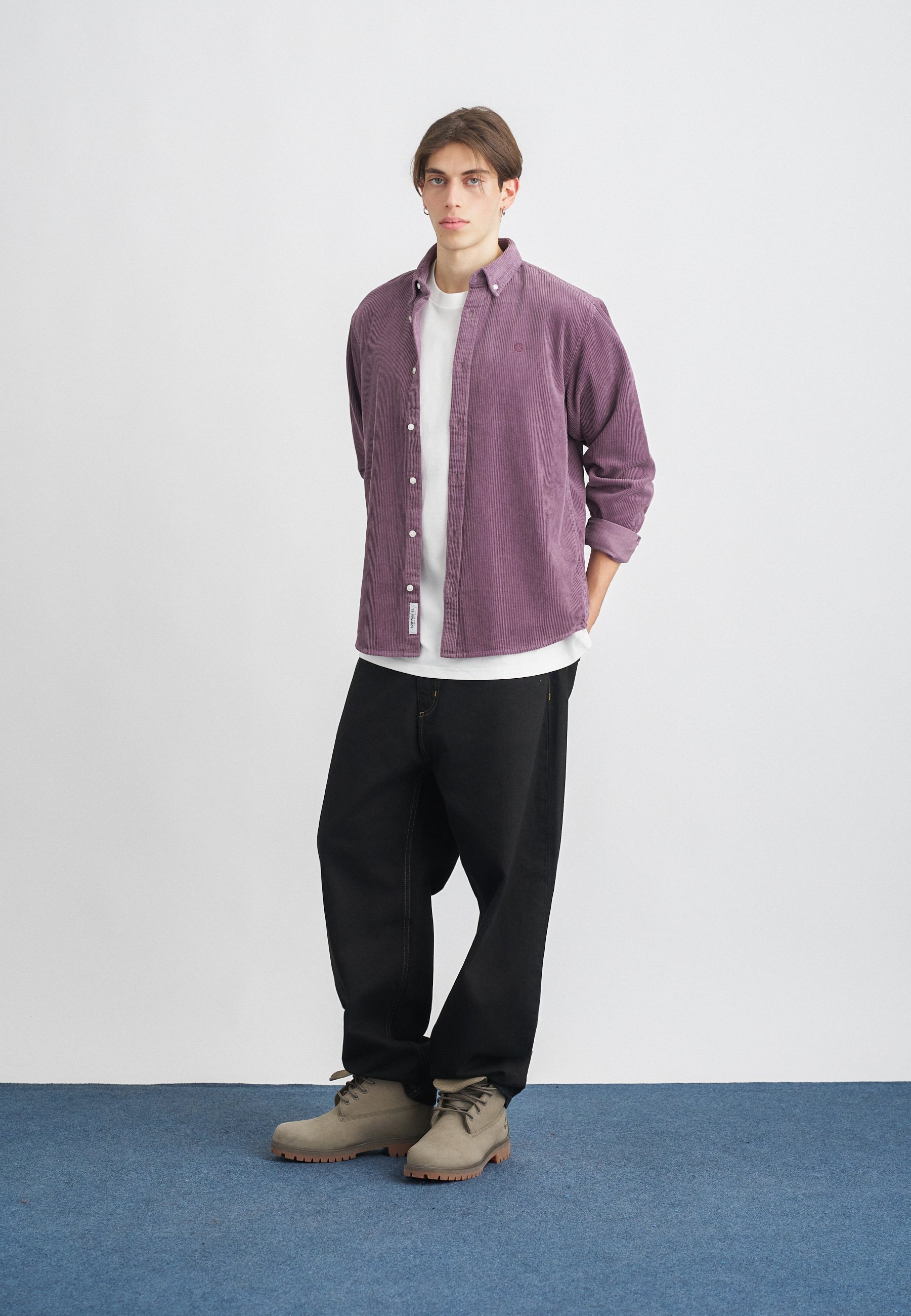Carhartt WIP MADISON SHIRT - Shirt - phlox/lilac - Zalando