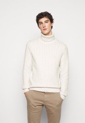 CABLE TURTLE - Jumper - bone