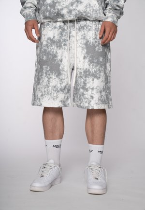 Multiply Apparel, SHORTS SKULL PEACE UNISEX - Tracksuit bottoms - cloud dancer