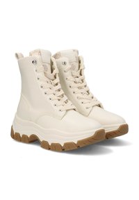 Guess BISSONN - Stivaletti con plateau - beige