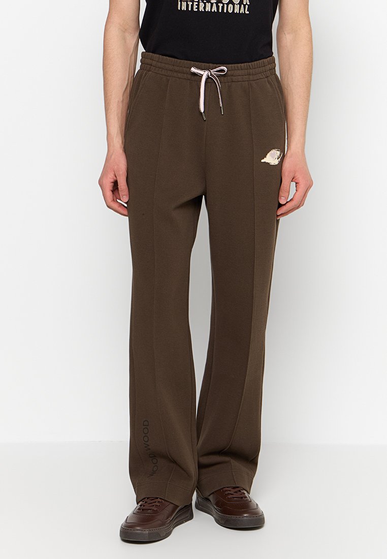 WOOD WOOD Trainingsbroek donkerbruin