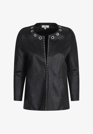 Jean Marc Philippe, Veste en similicuir - noir