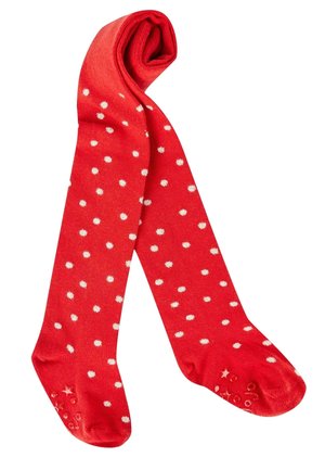 SPOT  - Knee high socks - red