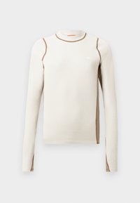 Majica z dolgimi rokavi - khaki/parachute beige/mosswood brown/summit white