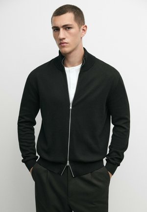 Massimo Dutti, Strickjacke - black