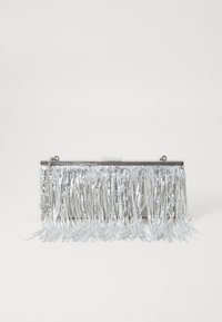 FRINGED - Clutch - grey /silver-coloured