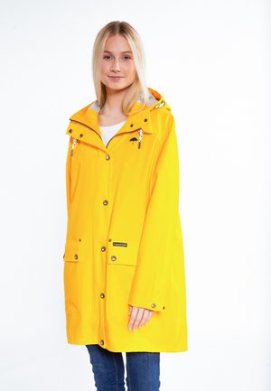 Schmuddelwedda Regenjacke / wasserabweisende Jacke - gelb