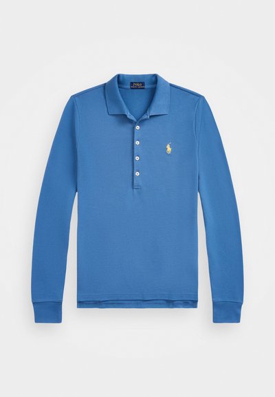 Polo Ralph Lauren STRETCH POLO SHIRT - Ilgarankovis viršutinės dalies drabužis - petrol blue