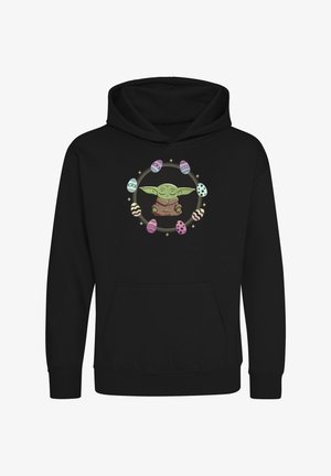 Star Wars STAR WARS THE MANDALORIAN EGGING AROUND - Sweat à capuche - black