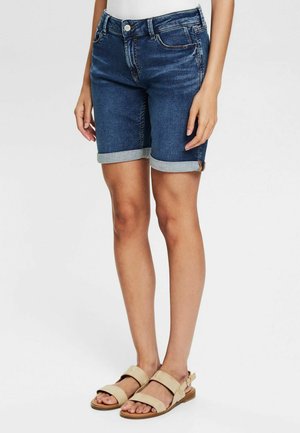 Esprit Shorts di jeans - blue medium washed