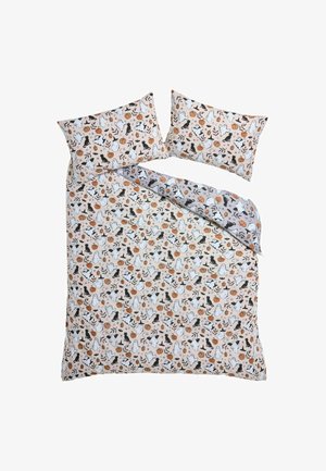 Next, HALLOWEEN REVERSIBLE DUVET COVER AND PILLOWCASE SET - Linge de lit - grey natural ghost