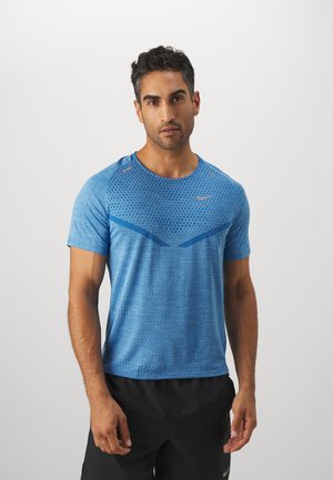 TECHKNIT ULTRA - Sports T-shirt - star blue/university blue/silver