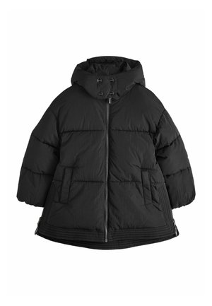 smALLSAINTS, REGULAR FIT - LONGLINE LOGO PADDED COAT . - Wintermantel - black