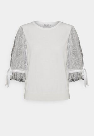 T-shirt print - white