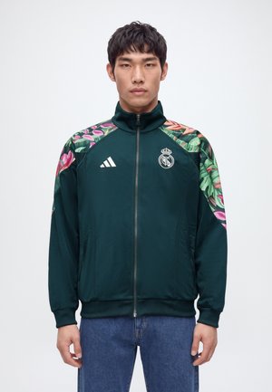 adidas Performance, REAL MADRID FARM TRACK TOP - Клубно облекло - aurora ivy