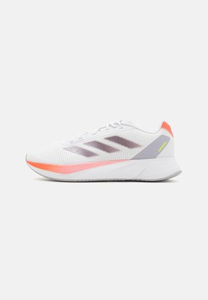 DURAMO SL M - Neutrala löparskor - footwear white/aurora metallic/solar red