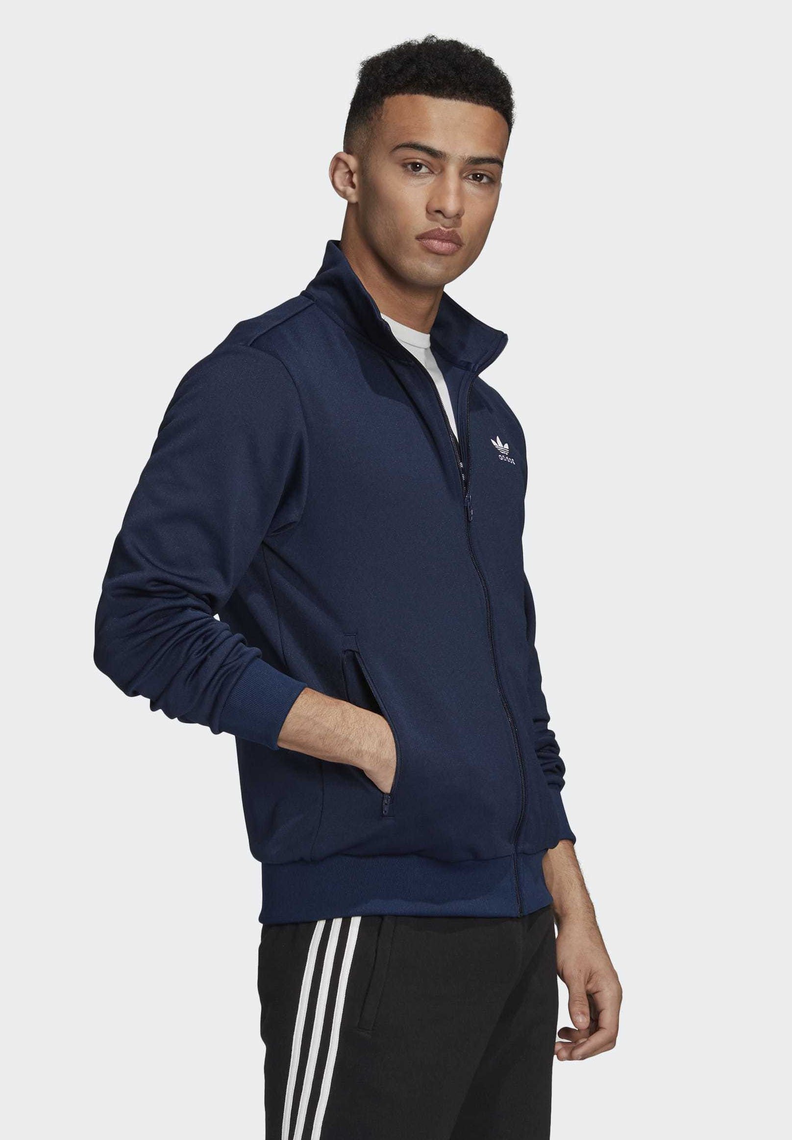 trefoil essentials track jacket
