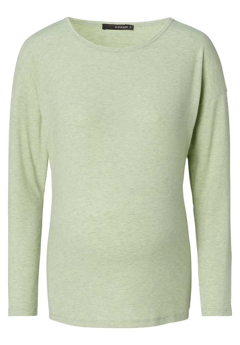Supermom Longsleeve lichtgroen