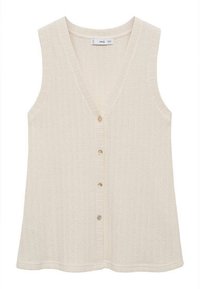 Mango Waistcoat - off-white
