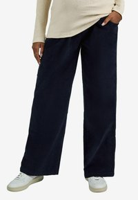 MATERNITY WIDE LEG MATERNITY - Stoffhose - navy