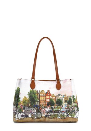 Y Not? YES  - Borsa a mano - flower river