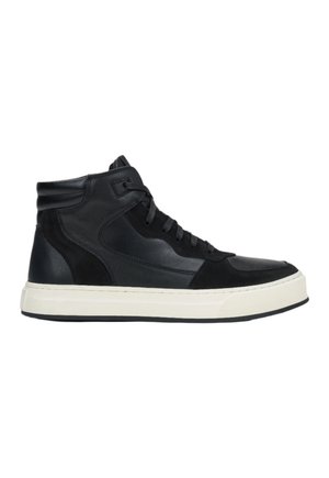 High-top trainers - black