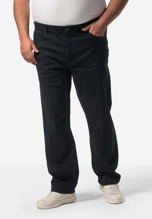 TEILELASTISCHER BUND - Stoffhose - black