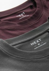 Next OPEN HEM FIT CUFFED SET 2 PACK - Pigiama - slate grey red