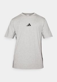 Camiseta estampada - medium grey heather/black