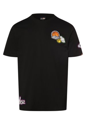 Ellesse BORETTO - T-shirt imprimé - schwarz