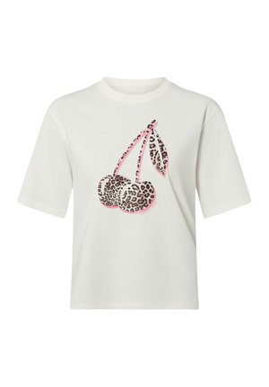 T-shirt imprimé - ecru mehrfarbig
