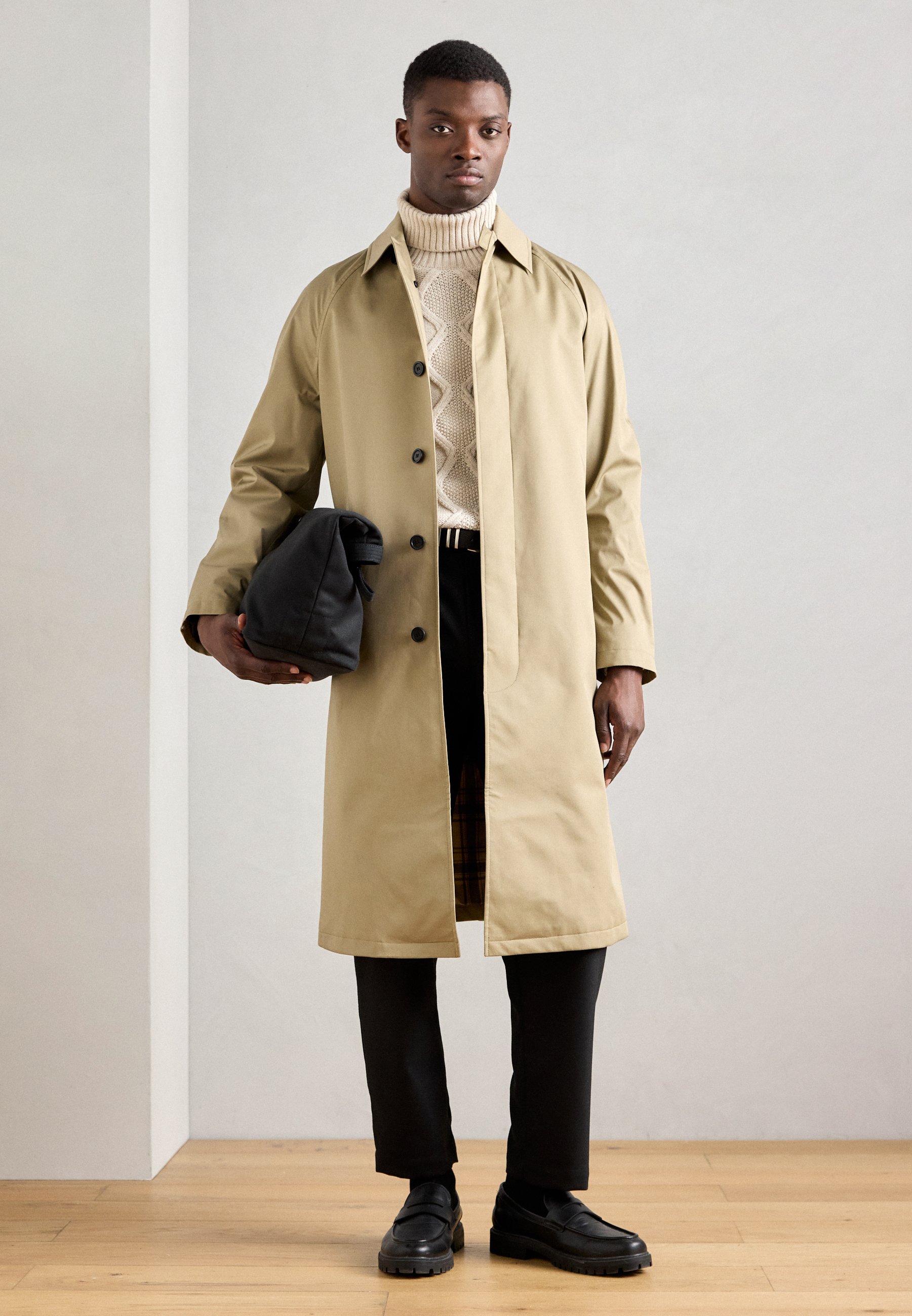 Isaac Dewhirst MACINTOSH COAT - Casaco clássico - neutral/bege