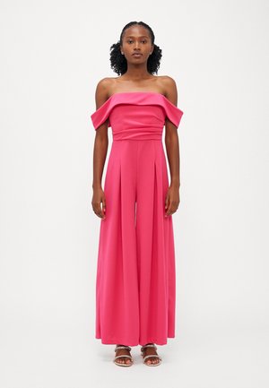 BEA OFF SHOULDER - Overal - bubble gum pink