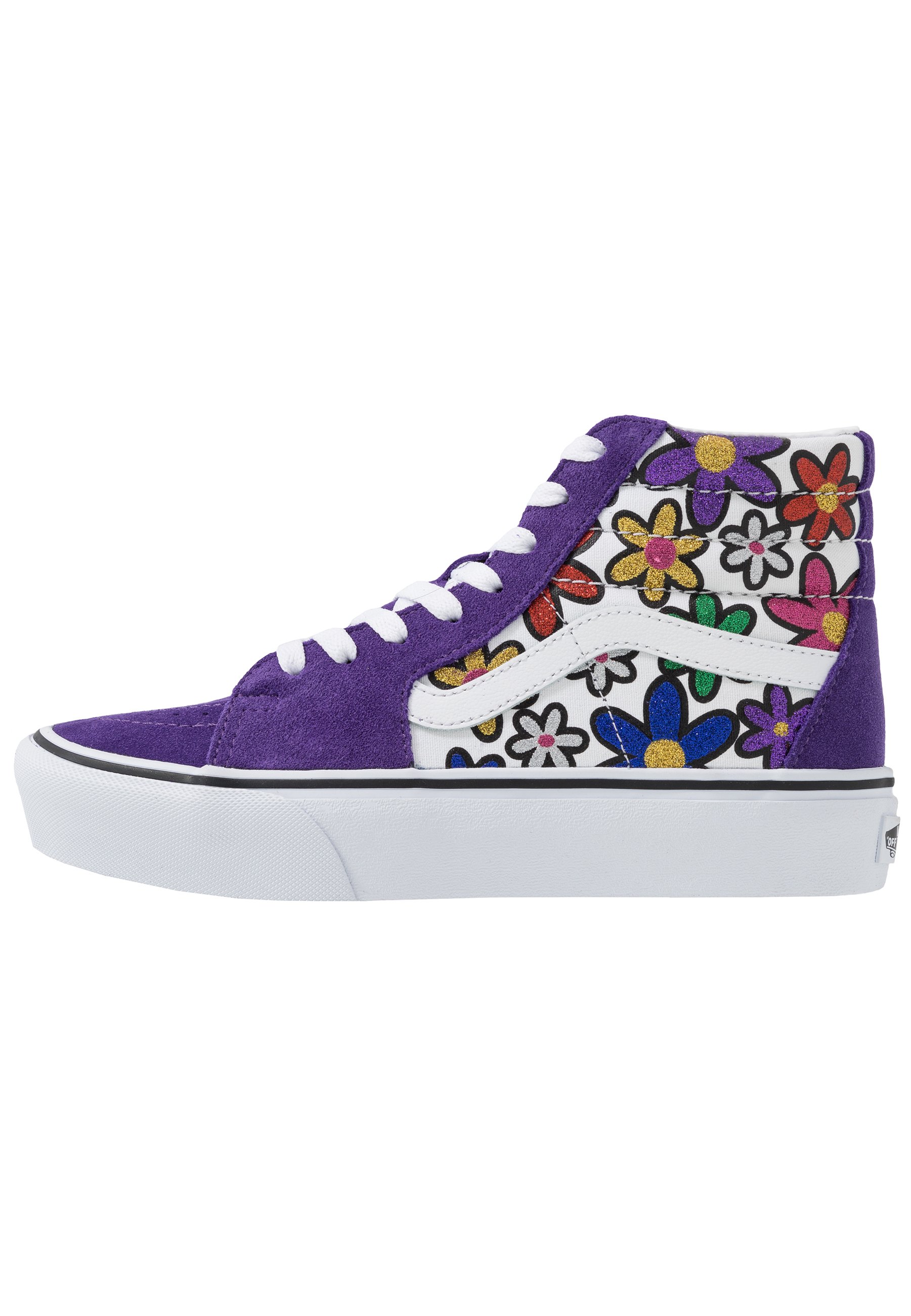 Vans SK8 PLATFORM Høye joggesko rainbowtrue white Vans SK8 PLATFORM Høye joggesko rainbowtrue white