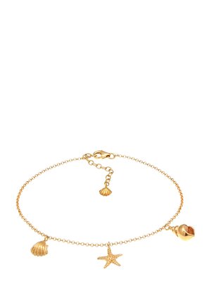 Elli ANKLET SHELL STARFISH - Náramok - gold-coloured