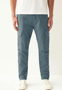 Next SLIM FIT STRETCH - Cargobroek - mottled blue