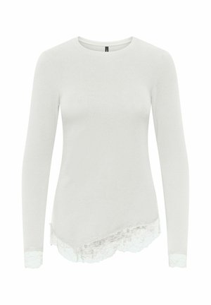 ONLY, TOP ONLGLAMOUR TOP - T-shirt à manches longues - cloud dancer