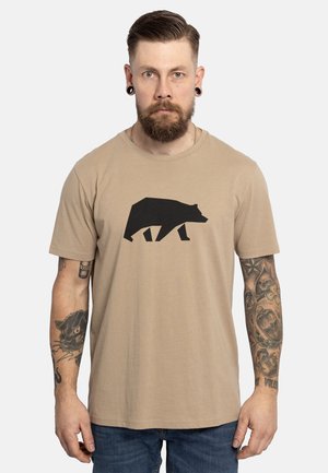 MIT BRUST - T-Shirt print - beige