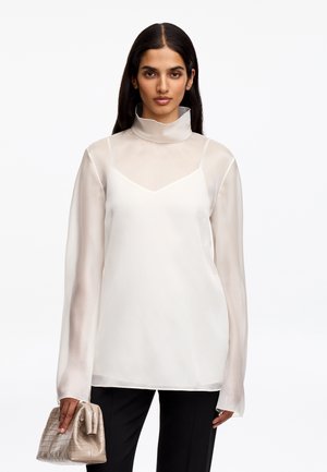 ARKET, ARKET SILK ORGANZA BLOUSE - Chemisier - white