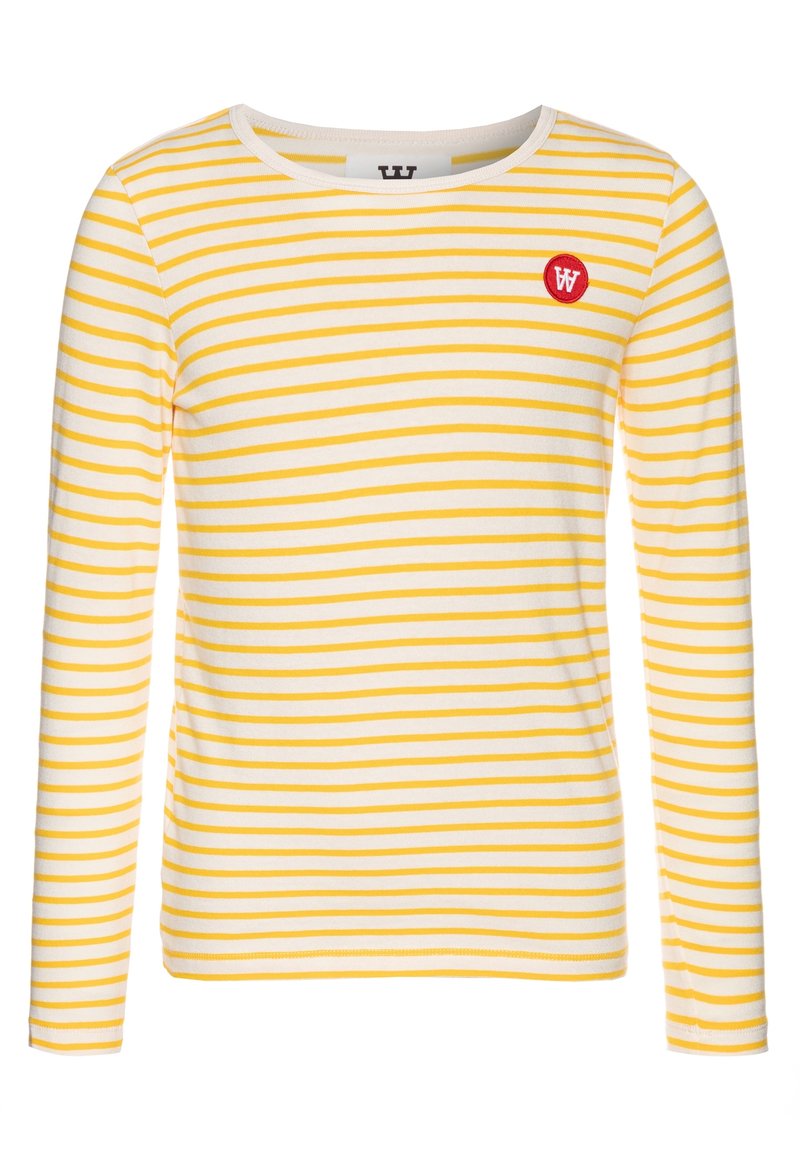 WOOD WOOD KIM KIDS LONG SLEEVE - Långärmad tröja - offwhite/yellow