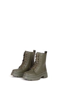 Miriade Stivaletti con plateau - verde militare