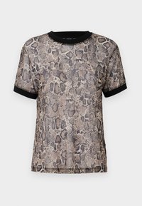 TABEA - Print T-shirt - open beige