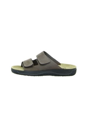 BEN - Pantolette flach - braun